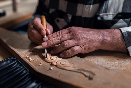 Hands working
